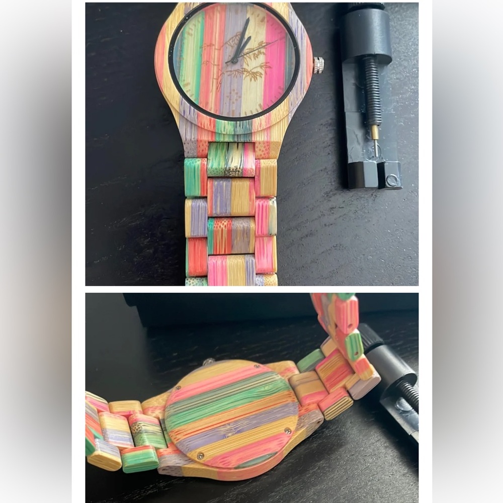 Bamboo watch. - Picture 2 of 2